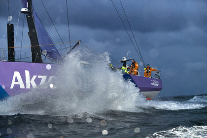 team AkzoNobel  in Volvo Ocean Race 2017-18.