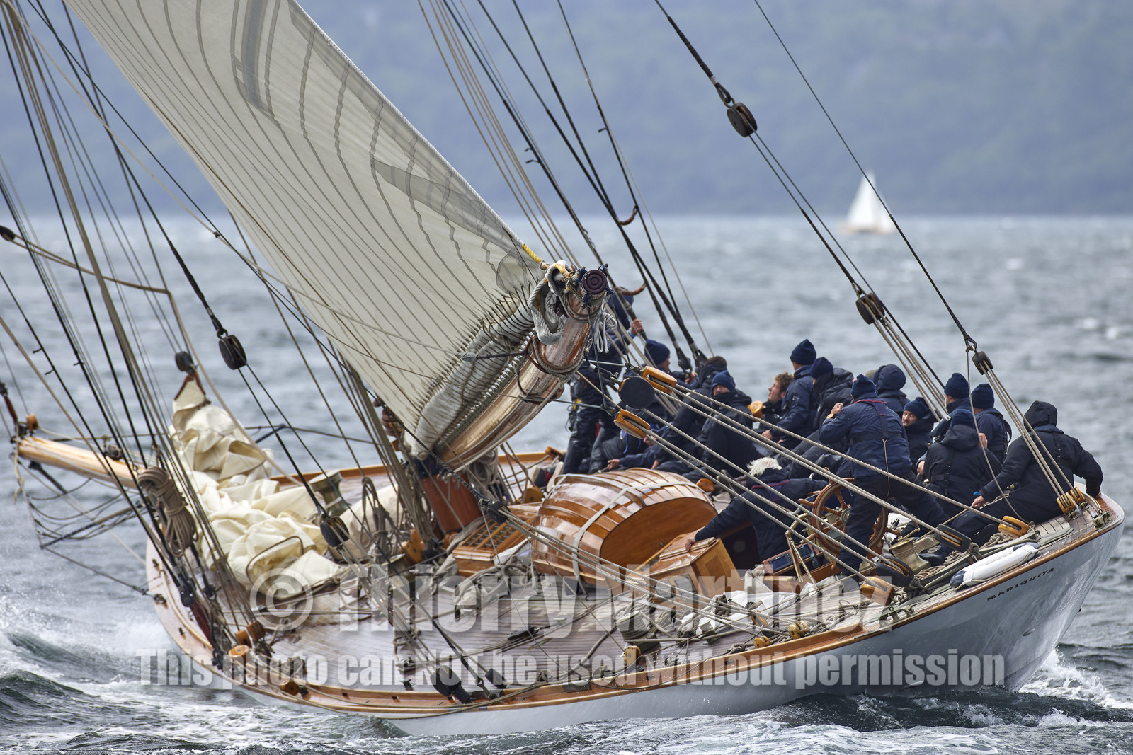 22_17006   © Thierry Martinez.FAIRLIE,SCOTLAND - UK 12th June 20222022 RICHARD MILLE FIFE REGATTA.Day 2 : LARGS to ROTHESAY