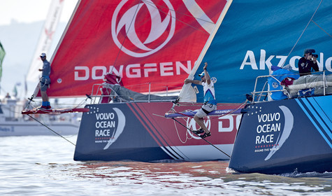 team AkzoNobel  in Volvo Ocean Race 2017-18.