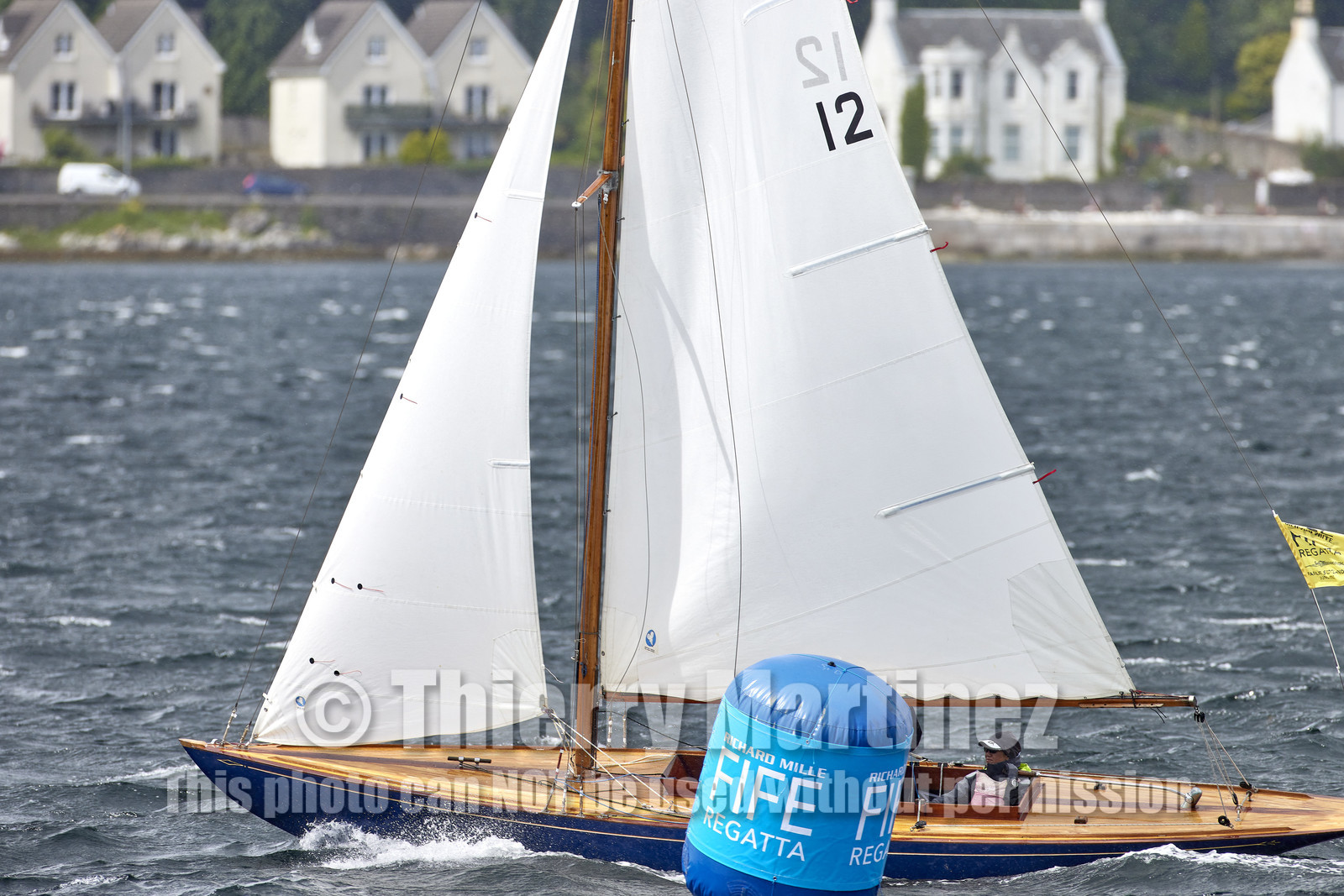 22_17006   © Thierry Martinez.FAIRLIE,SCOTLAND - UK 12th June 20222022 RICHARD MILLE FIFE REGATTA.Day 2 : LARGS to ROTHESAY