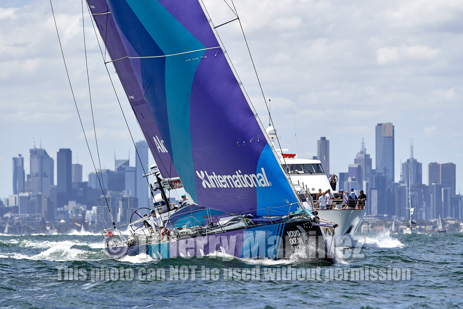 team AkzoNobel  in Volvo Ocean Race 2017-18.