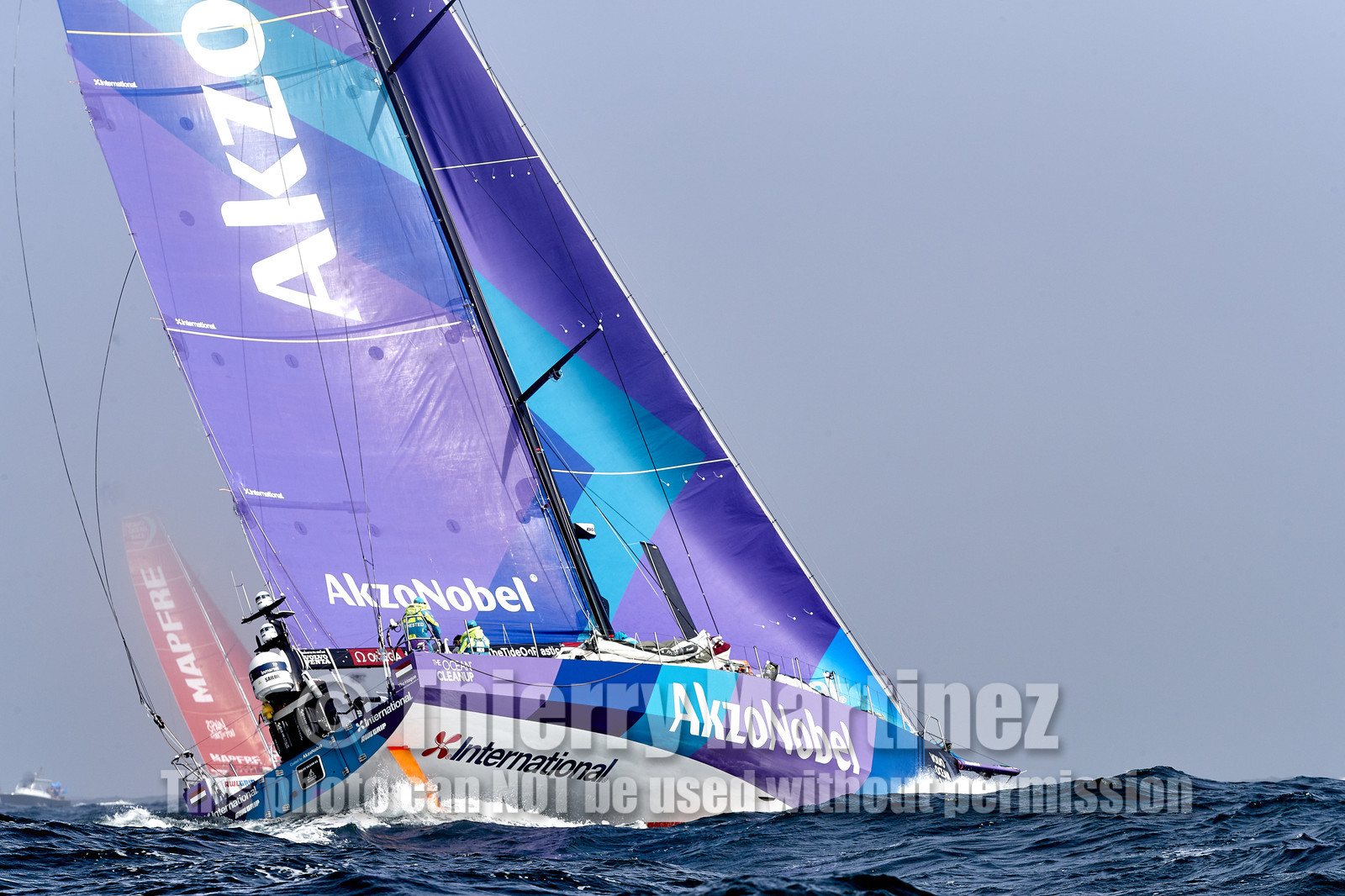 team AkzoNobel  in Volvo Ocean Race 2017-18.