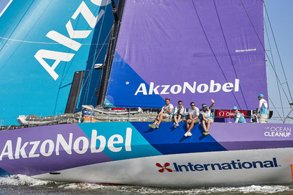 team AkzoNobel  in Volvo Ocean Race 2017-18.