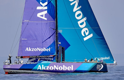 team AkzoNobel  in Volvo Ocean Race 2017-18.
