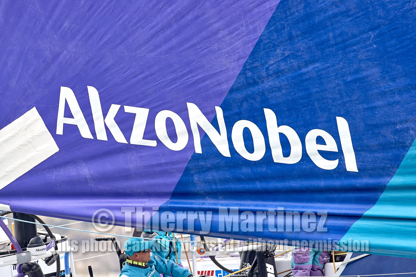 team AkzoNobel  in Volvo Ocean Race 2017-18.