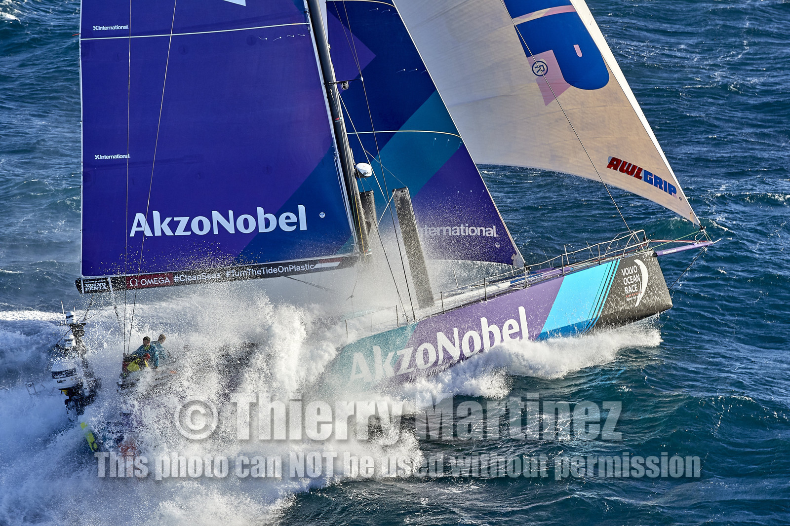 team AkzoNobel  in Volvo Ocean Race 2017-18.