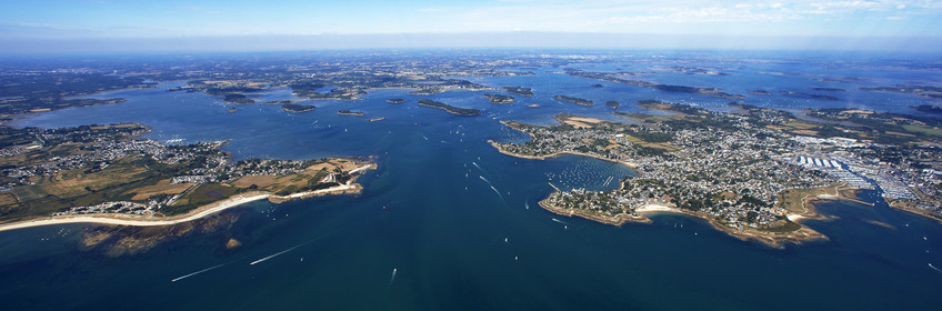 Vue aérienne de LOCMARIAQUER