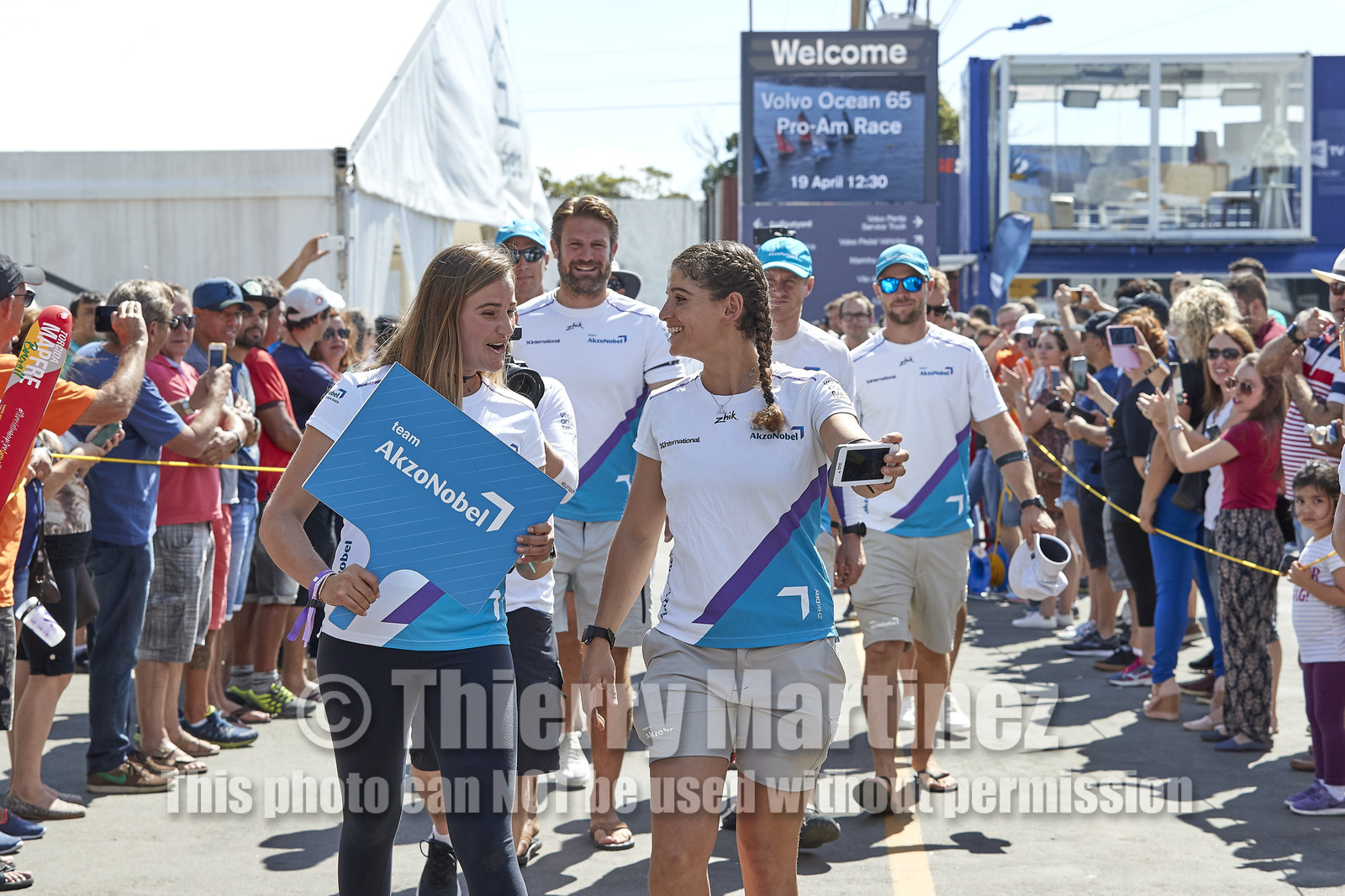 team AkzoNobel  in Volvo Ocean Race 2017-18.
