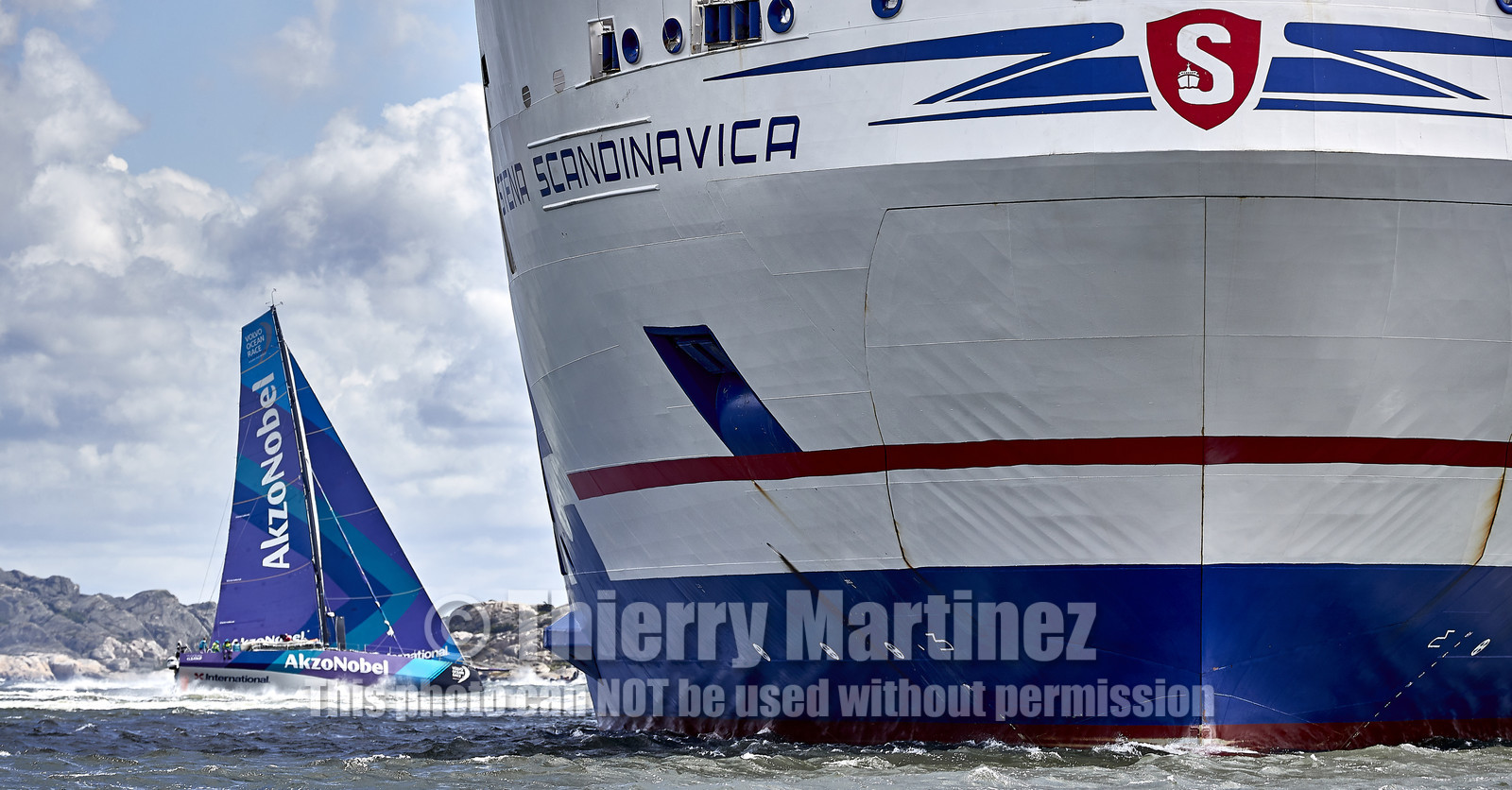 team AkzoNobel  in Volvo Ocean Race 2017-18.