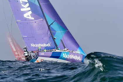 team AkzoNobel  in Volvo Ocean Race 2017-18.