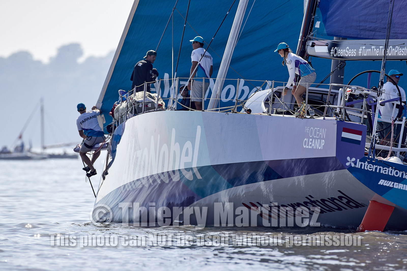 team AkzoNobel  in Volvo Ocean Race 2017-18.