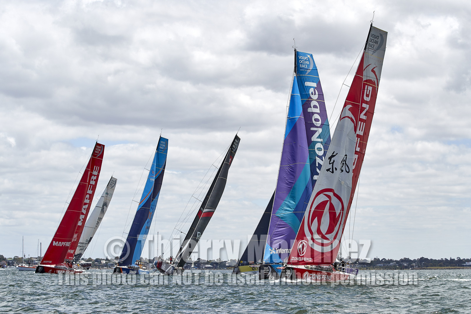 team AkzoNobel  in Volvo Ocean Race 2017-18.