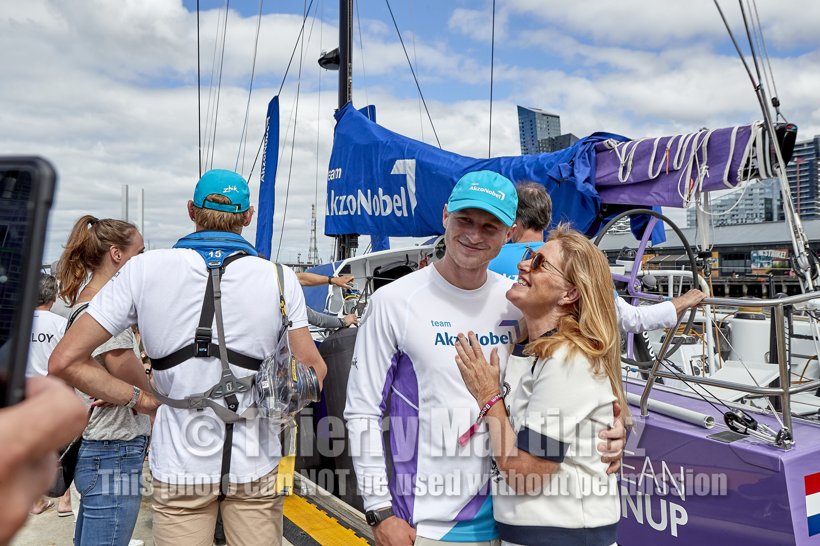 team AkzoNobel  in Volvo Ocean Race 2017-18.