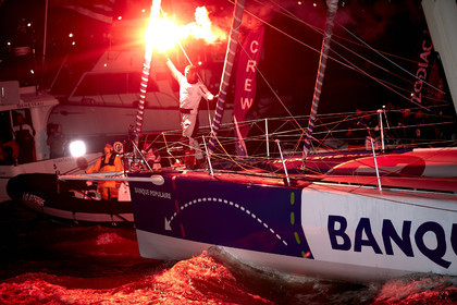 2012 13 VENDEE GLOBE. Armel Le Cleac'h (FRA) BANQUE POPULAIRE 2nd .