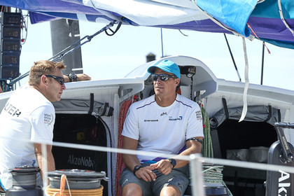 team AkzoNobel  in Volvo Ocean Race 2017-18.