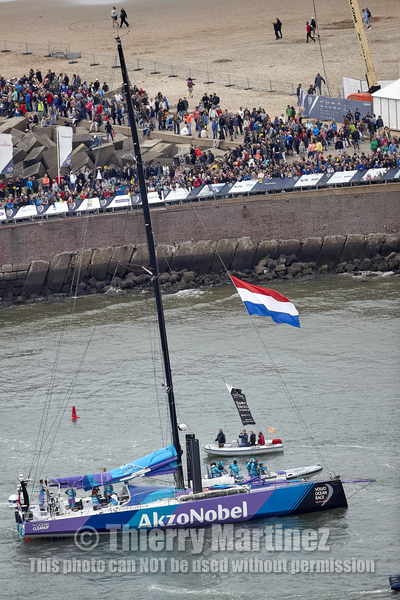 team AkzoNobel  in Volvo Ocean Race 2017-18.