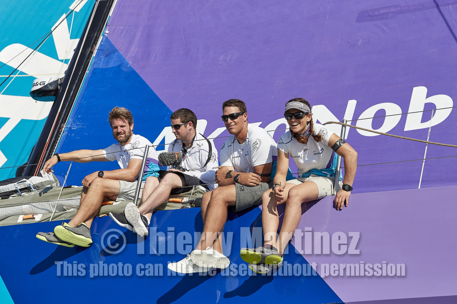 team AkzoNobel  in Volvo Ocean Race 2017-18.