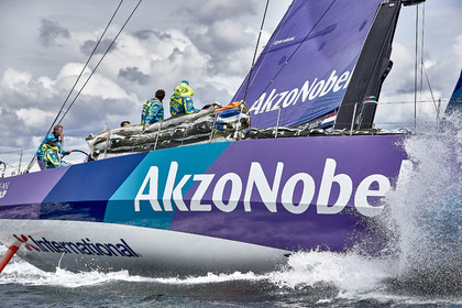 team AkzoNobel  in Volvo Ocean Race 2017-18.