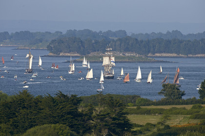 Semaine du Golfe 2015. Parade d'arrivée de la flotte.