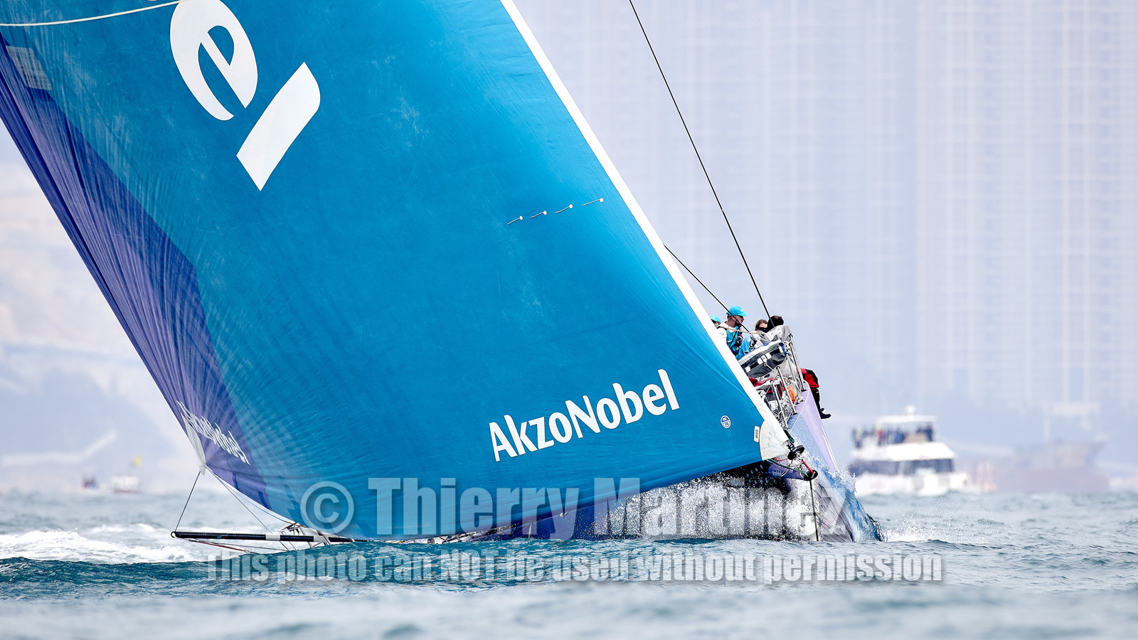 team AkzoNobel  in Volvo Ocean Race 2017-18.