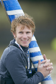 2012 13 VENDEE GLOBE. Winner arrival in Les sables d'Olonne (FRA