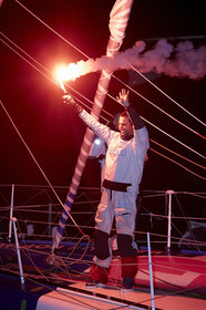 2012 13 VENDEE GLOBE. Armel Le Cleac'h (FRA) BANQUE POPULAIRE 2nd .