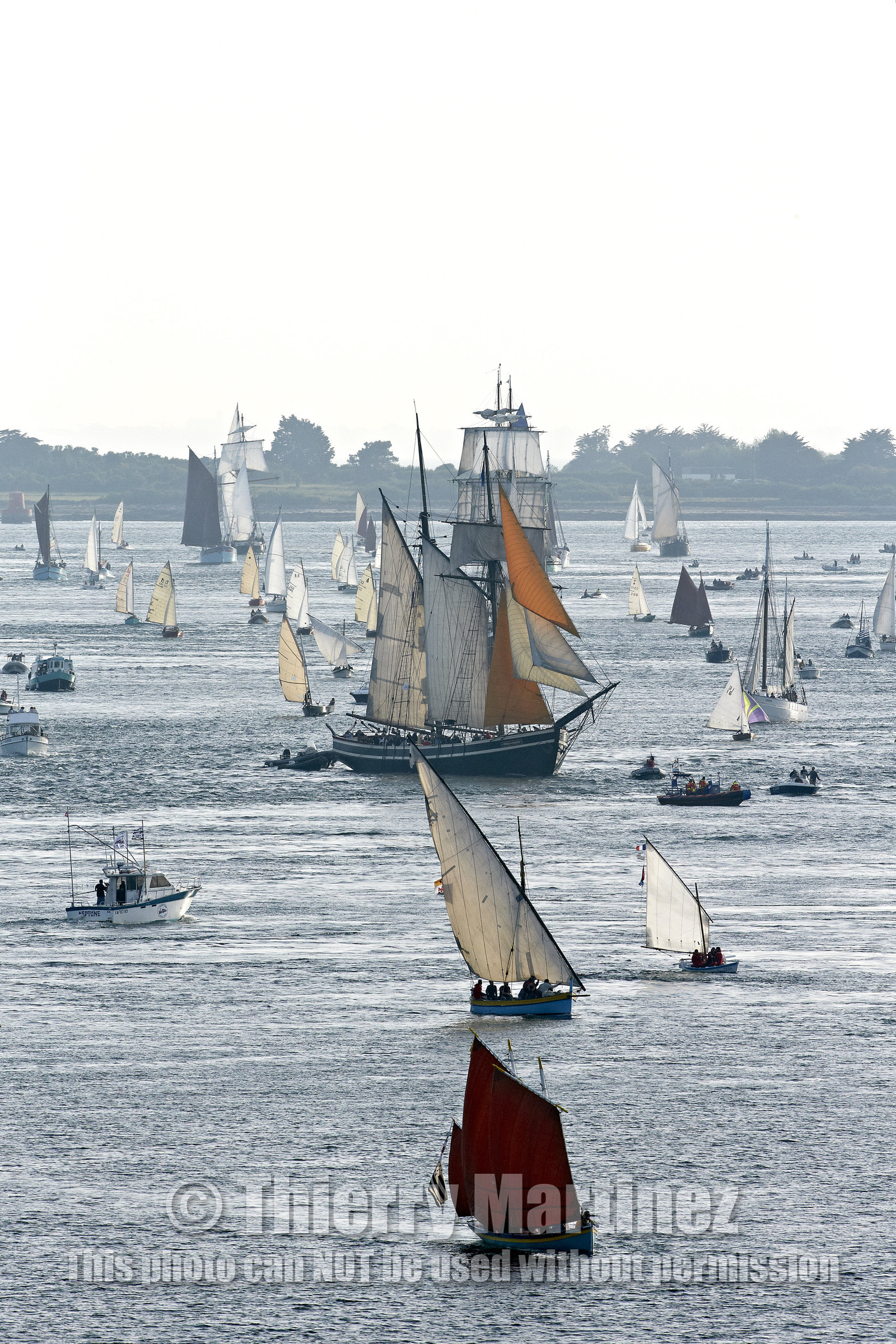 Semaine du Golfe 2015. Parade d'arrivée de la flotte.