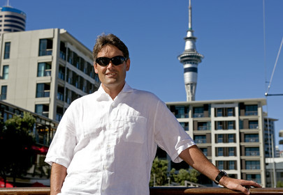 Portrait Russell Coutts (NZ) in Auckland.