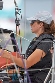 23_22350   © Thierry Martinez. LES SABLES D'OLONNE, 85 - FRANCE 25 septembre 2023.Départ MINI TRANSAT 2023. Départ du Dimanche 24 septembre retardé au Lundi 25 Sept .Les Sables d’Olonne (FRA)    Santa Cruz de la Palma ( Canaries)    St François ( Guadeloupe): 4050 NM.