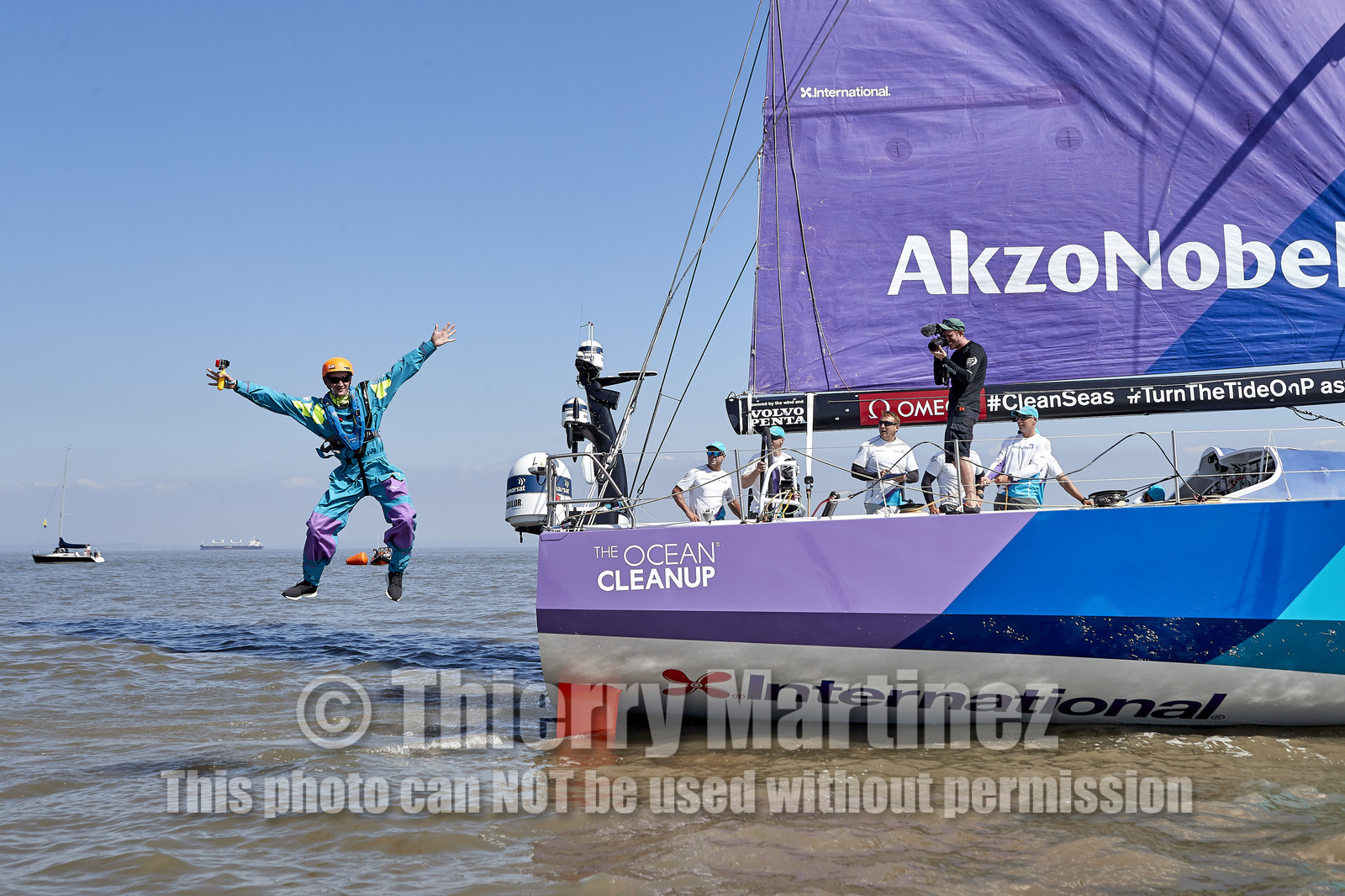 team AkzoNobel  in Volvo Ocean Race 2017-18.