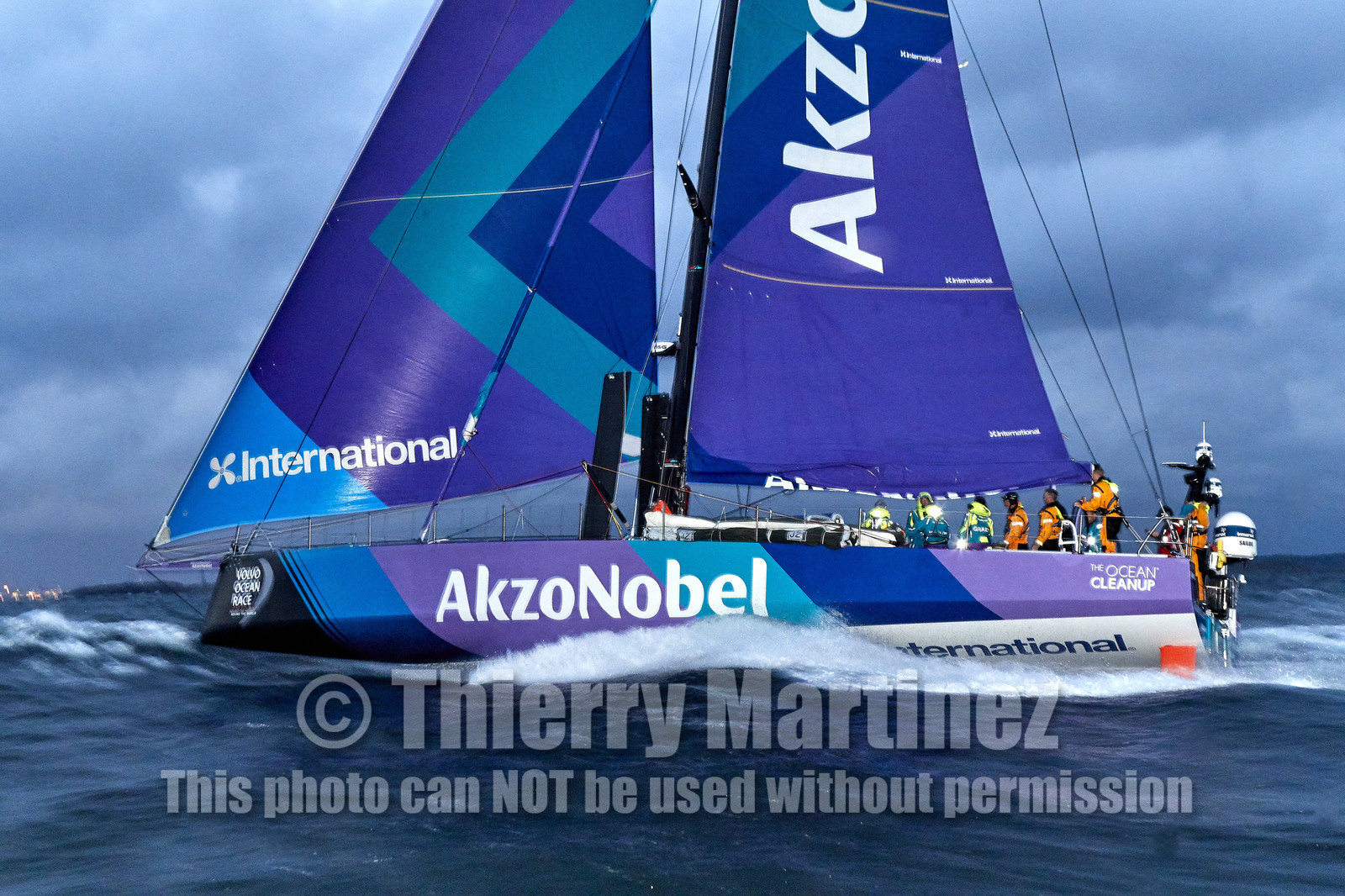 team AkzoNobel  in Volvo Ocean Race 2017-18.