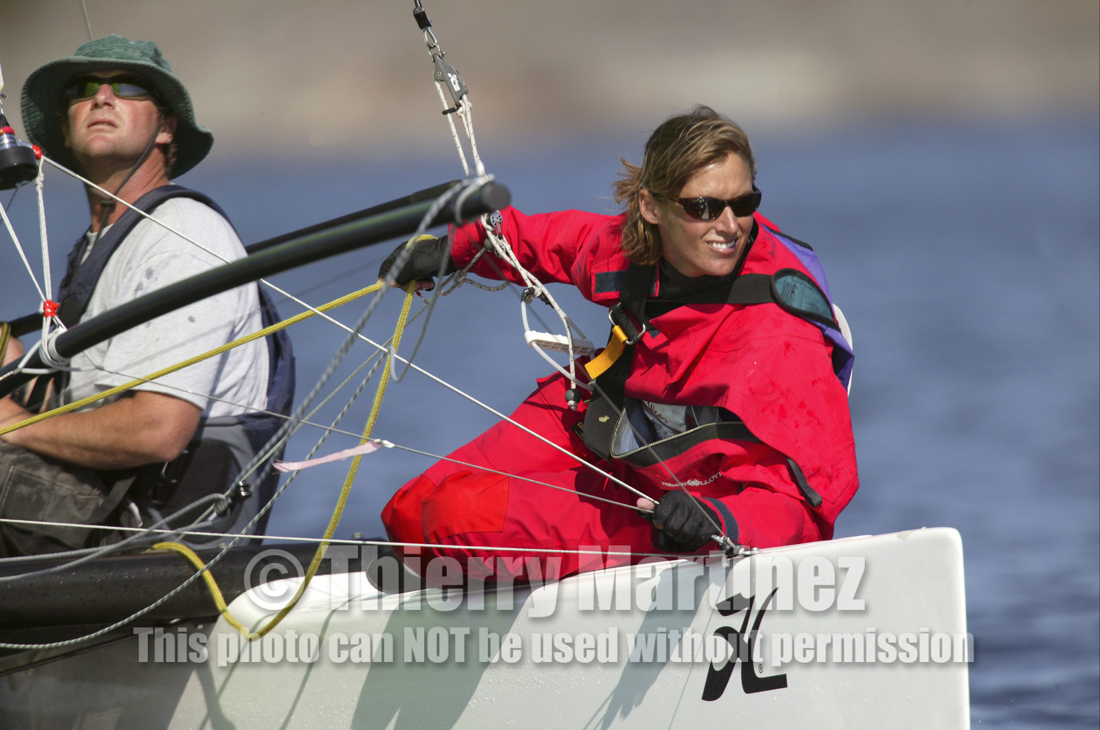 03_3076D  © Th.Martinez,STOCKHOLM ARCHIPELAGO SWEDEN, 8 07 03-Archipelago Raid (2003)  Day 1..Neal & Lisa  McDonald (UK) ASSA ABLOY