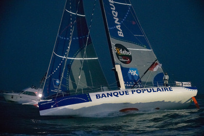 2012 13 VENDEE GLOBE. Armel Le Cleac'h (FRA) BANQUE POPULAIRE 2nd .