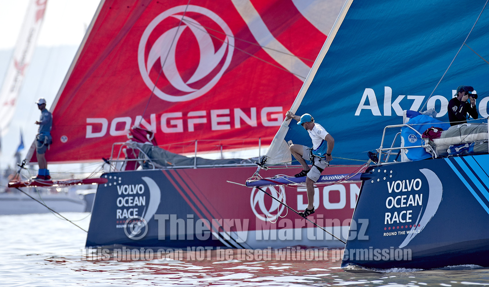 team AkzoNobel  in Volvo Ocean Race 2017-18.