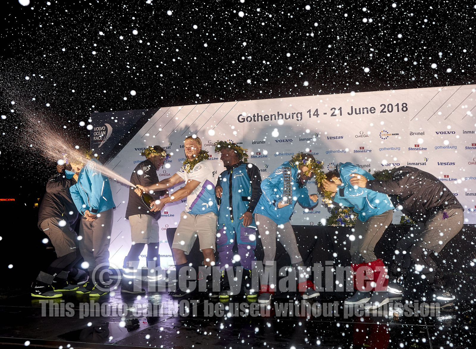 team AkzoNobel  in Volvo Ocean Race 2017-18.