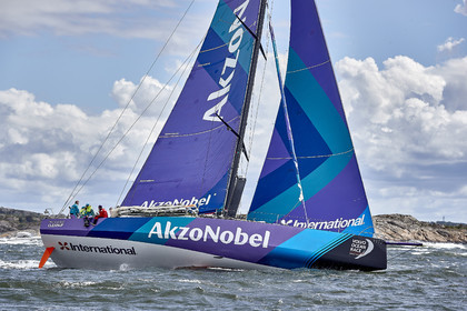 team AkzoNobel  in Volvo Ocean Race 2017-18.