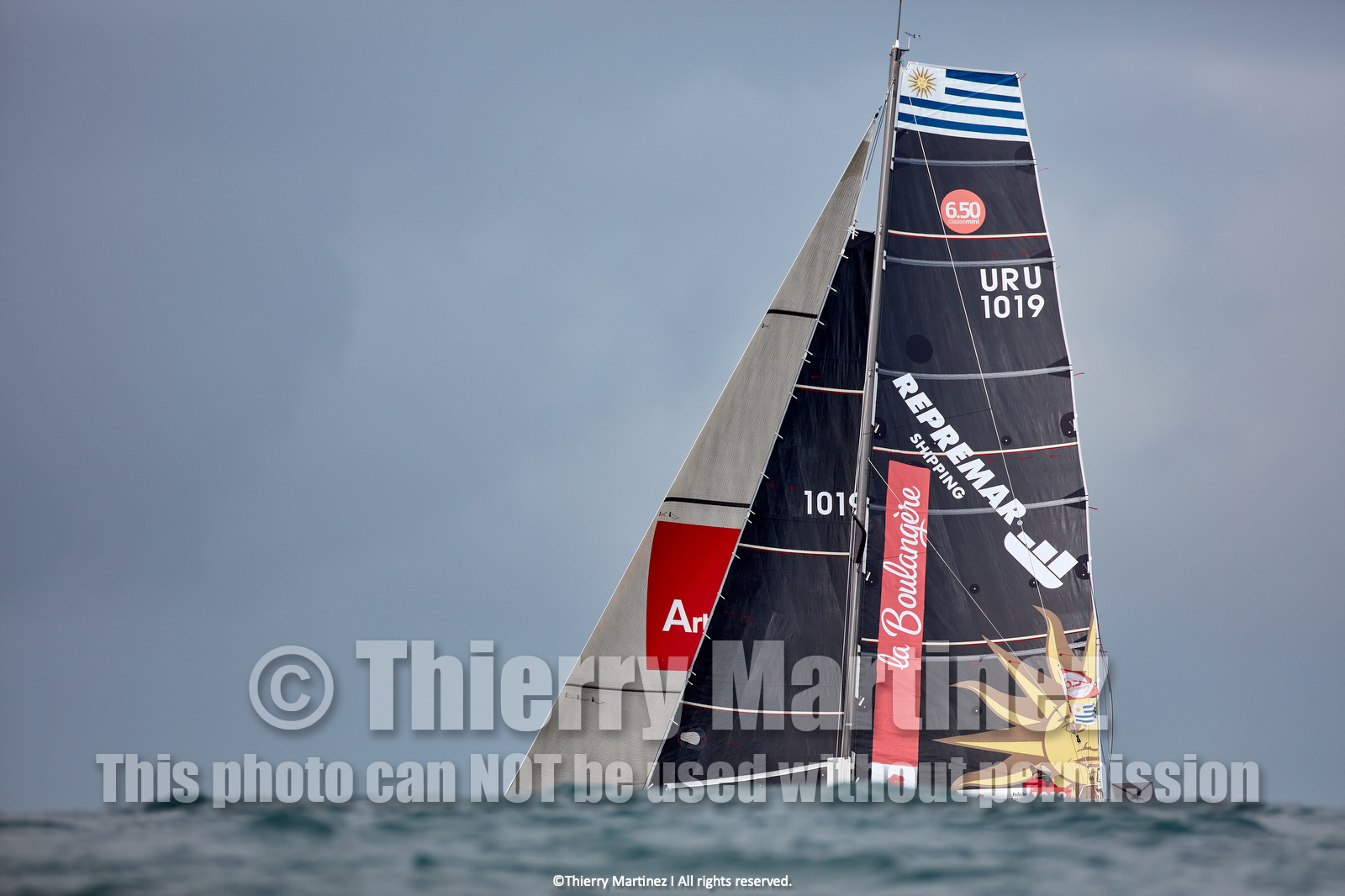 23_22584   © Thierry Martinez. LES SABLES D'OLONNE, 85 - FRANCE 25 septembre 2023.Départ MINI TRANSAT 2023. Départ du Dimanche 24 septembre retardé au Lundi 25 Sept .Les Sables d’Olonne (FRA)    Santa Cruz de la Palma ( Canaries)    St François ( Guadeloupe): 4050 NM.