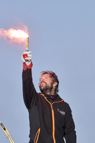 Single-handed sailing round the world record .