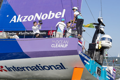 team AkzoNobel  in Volvo Ocean Race 2017-18.