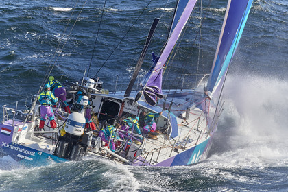team AkzoNobel  in Volvo Ocean Race 2017-18.