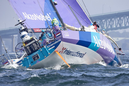 team AkzoNobel  in Volvo Ocean Race 2017-18.
