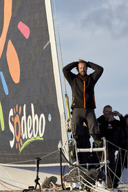 Single-handed sailing round the world record .