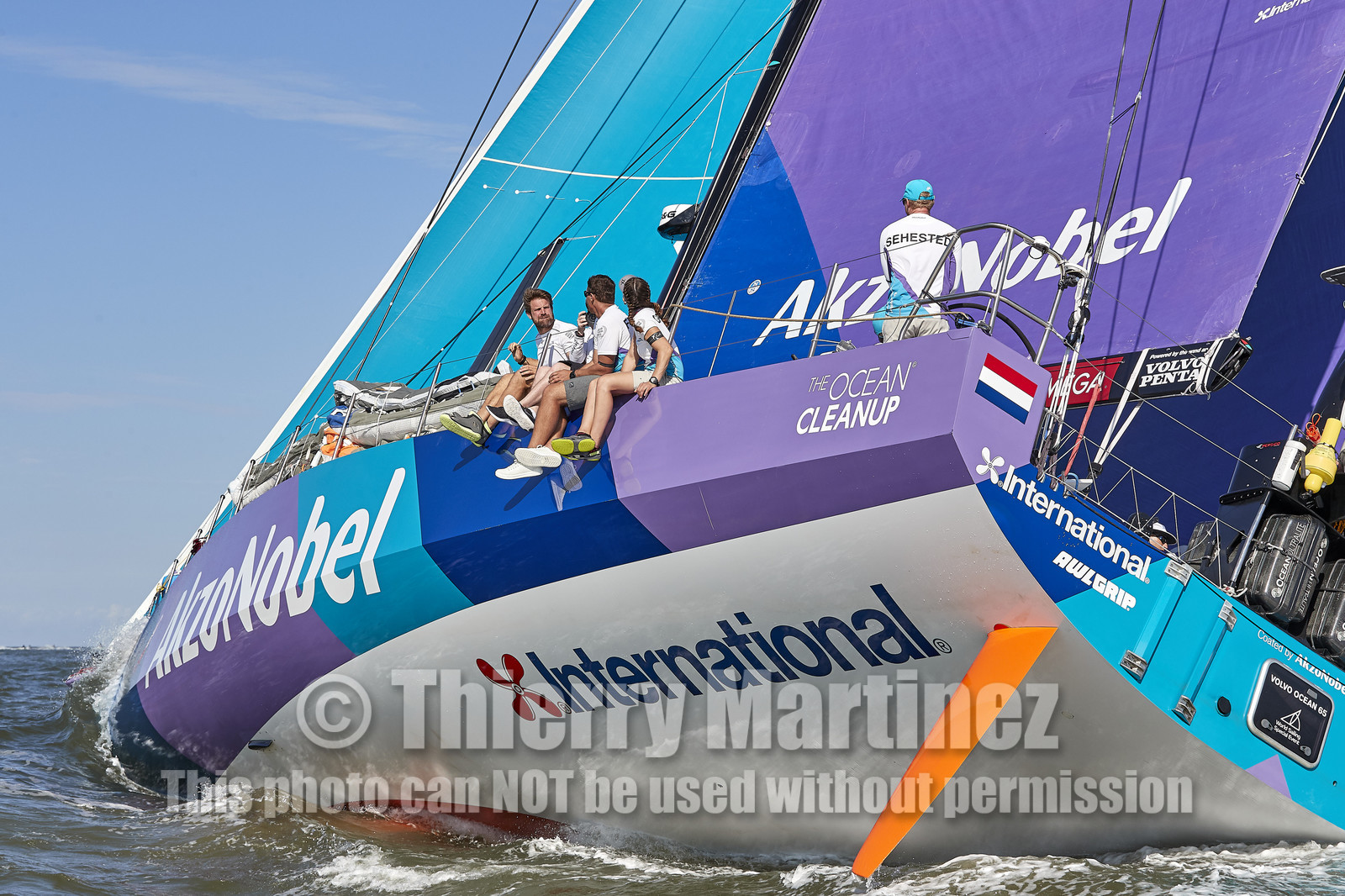 team AkzoNobel  in Volvo Ocean Race 2017-18.