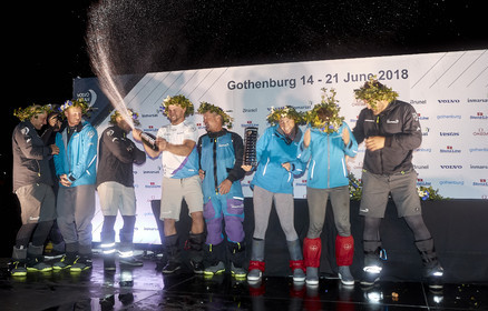 team AkzoNobel  in Volvo Ocean Race 2017-18.