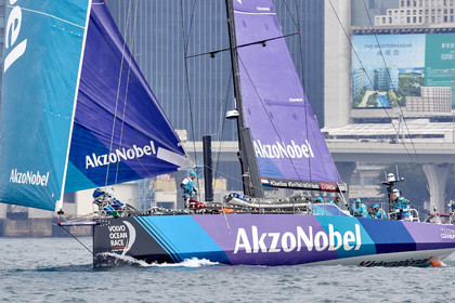 team AkzoNobel  in Volvo Ocean Race 2017-18.