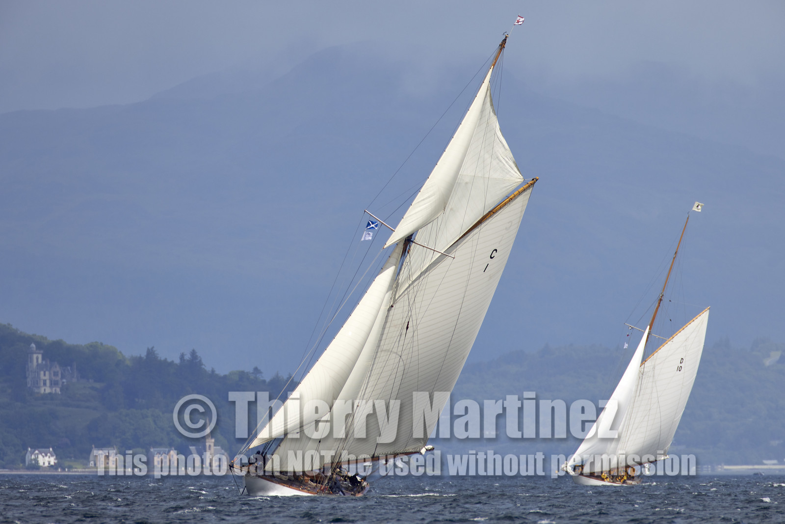 22_17006   © Thierry Martinez.FAIRLIE,SCOTLAND - UK 12th June 20222022 RICHARD MILLE FIFE REGATTA.Day 2 : LARGS to ROTHESAY