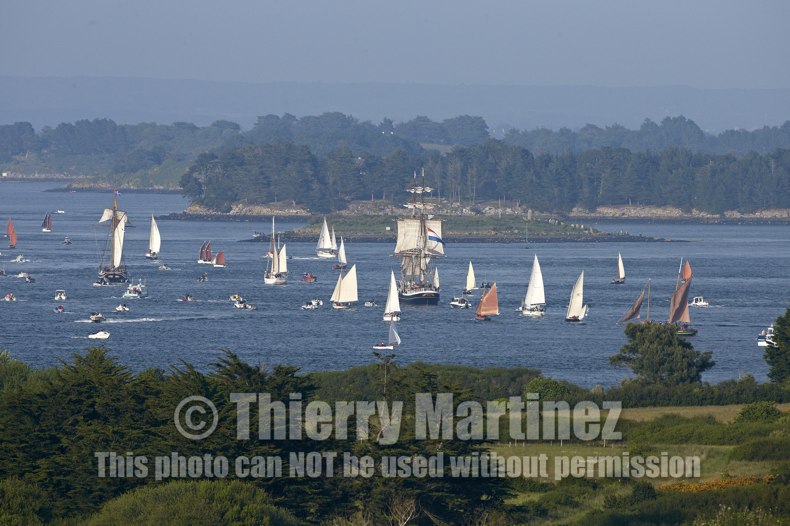 Semaine du Golfe 2015. Parade d'arrivée de la flotte.