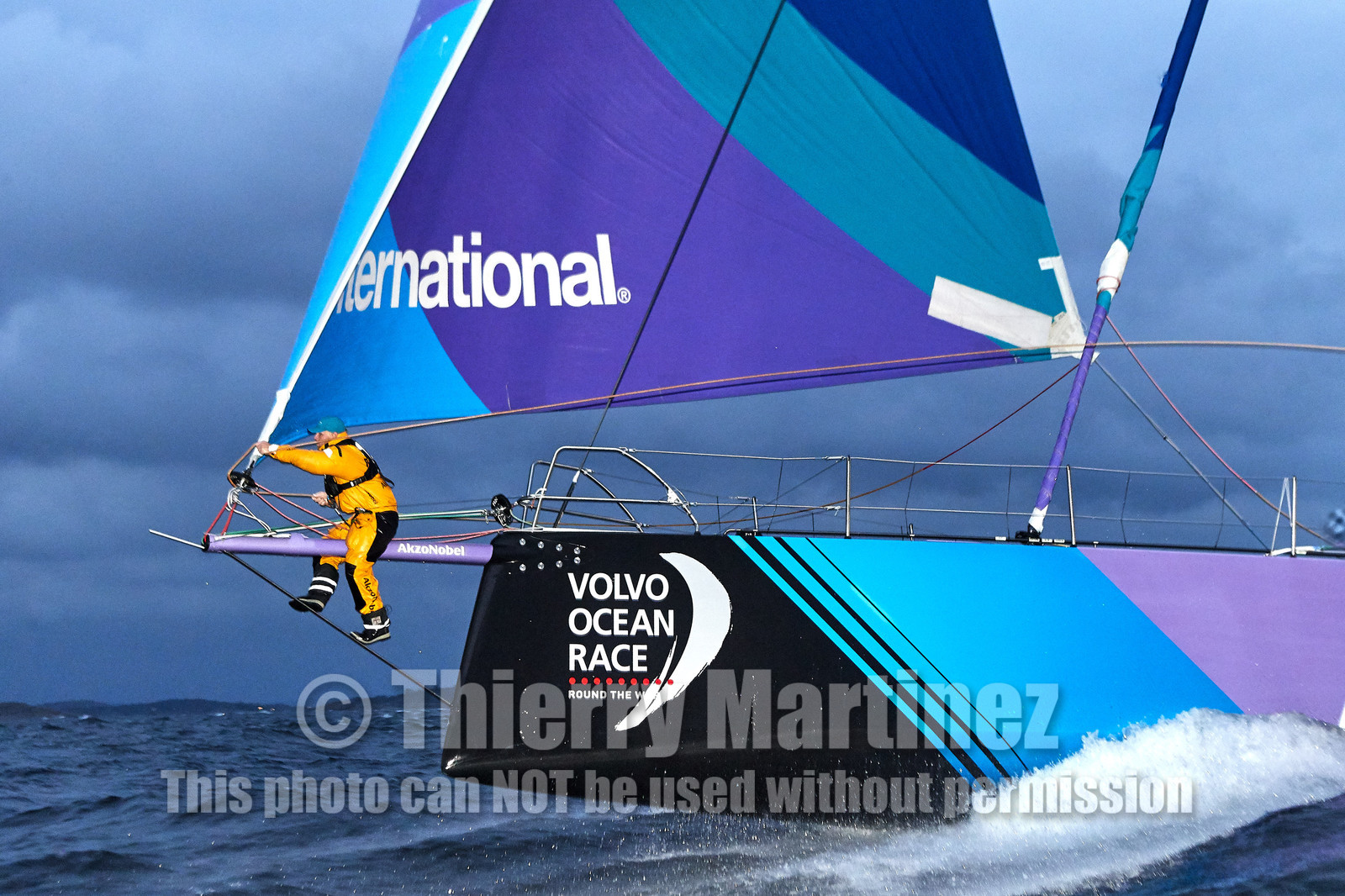 team AkzoNobel  in Volvo Ocean Race 2017-18.