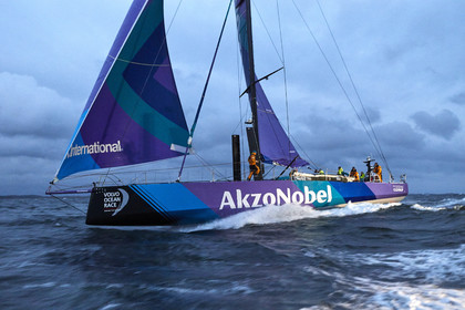 team AkzoNobel  in Volvo Ocean Race 2017-18.