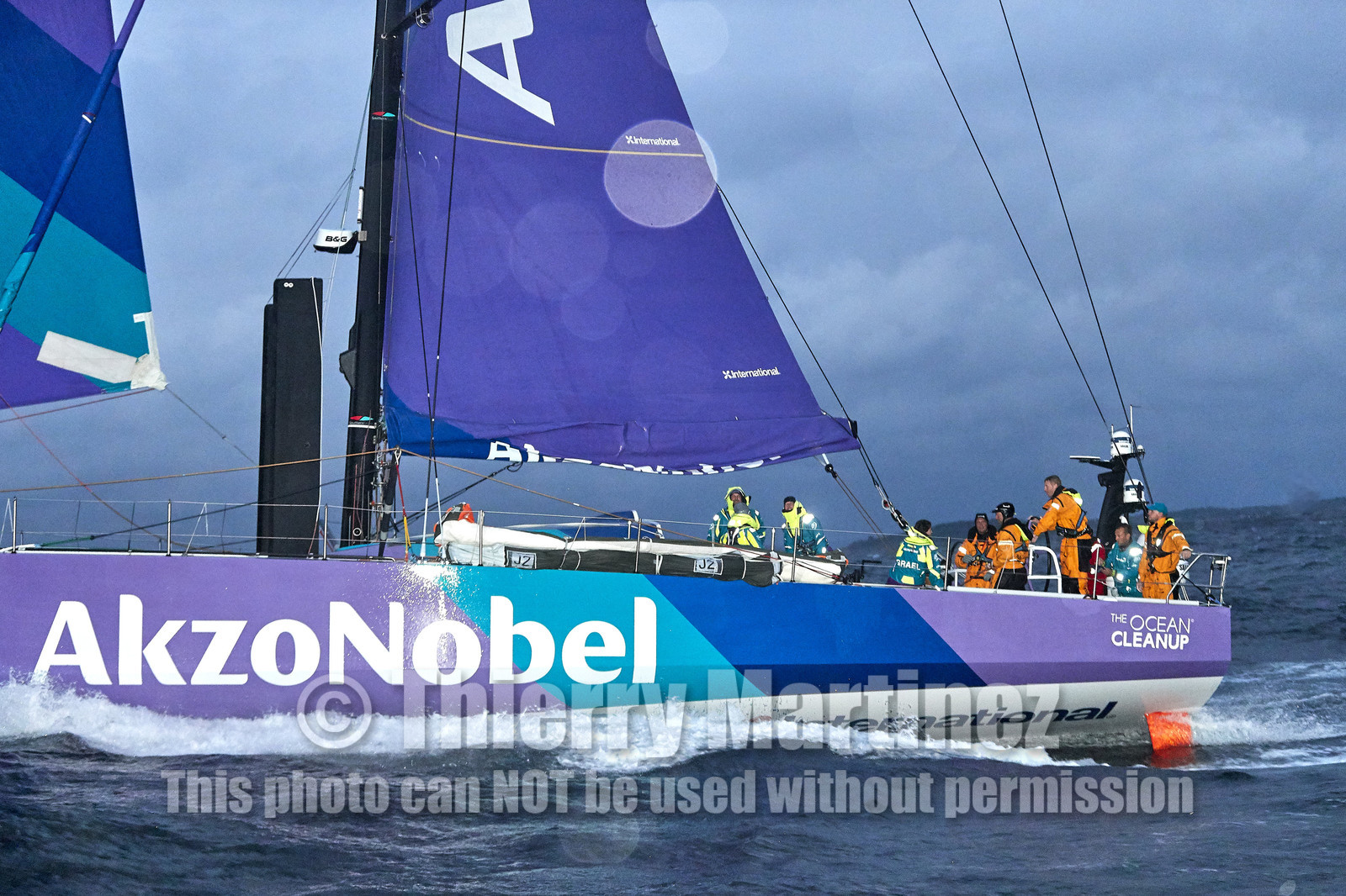 team AkzoNobel  in Volvo Ocean Race 2017-18.
